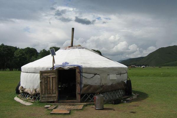 A Ger in Mongolia
